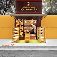 Thiết Kế Nội Thất Tiệm Bánh Ngọt Pháp – Lộc Nguyên